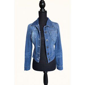 Ci Sono by Cavalini Cropped Denim Jacket – Size M